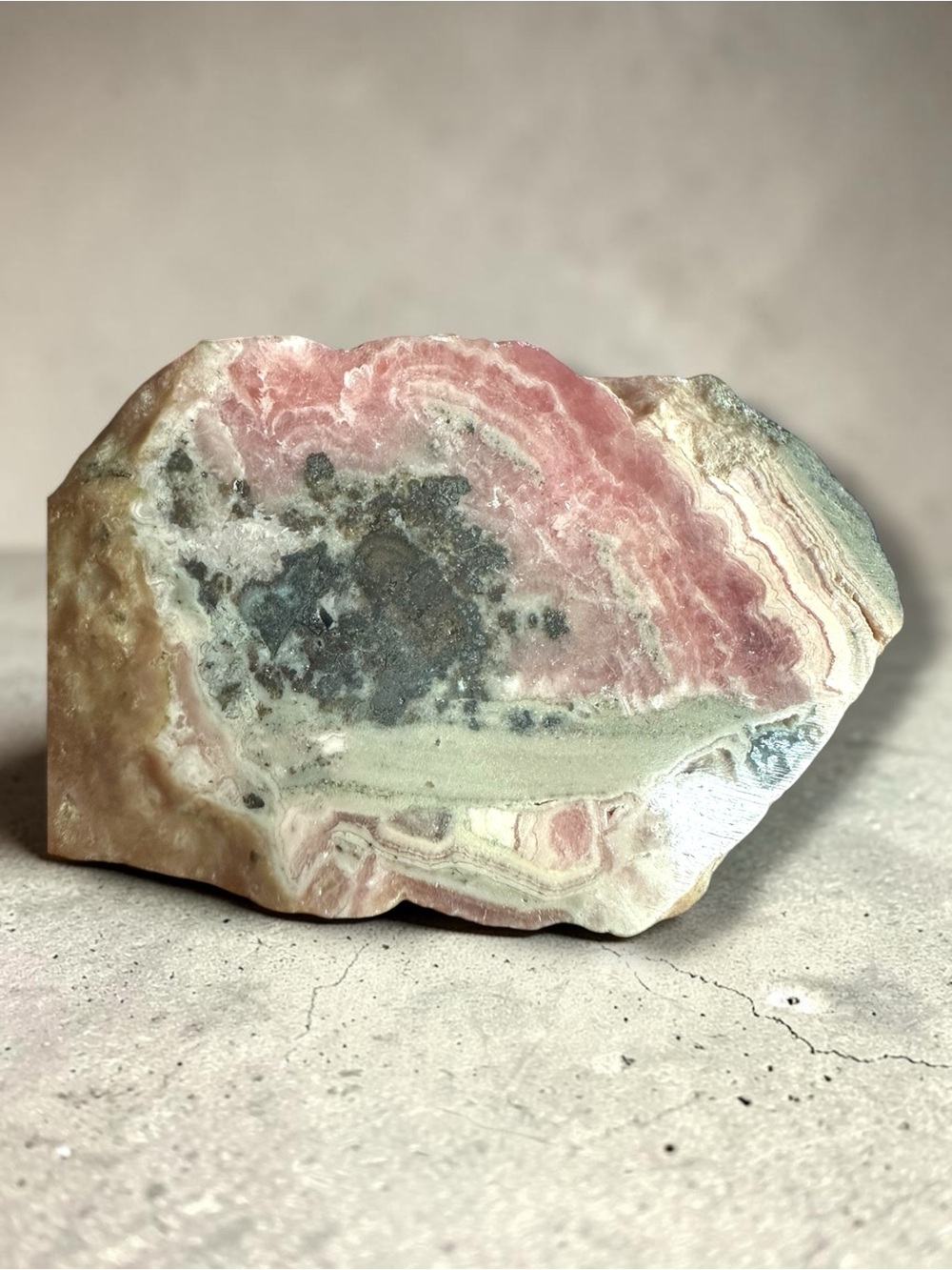 Rhodochrosite Crystal Raw Specimen
